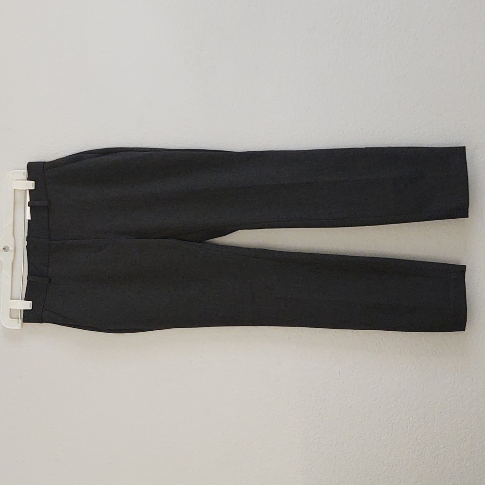 H&M Slacks Regular Waist Standard Fit Gray Women's Size 6 Elastic Waist with Zip